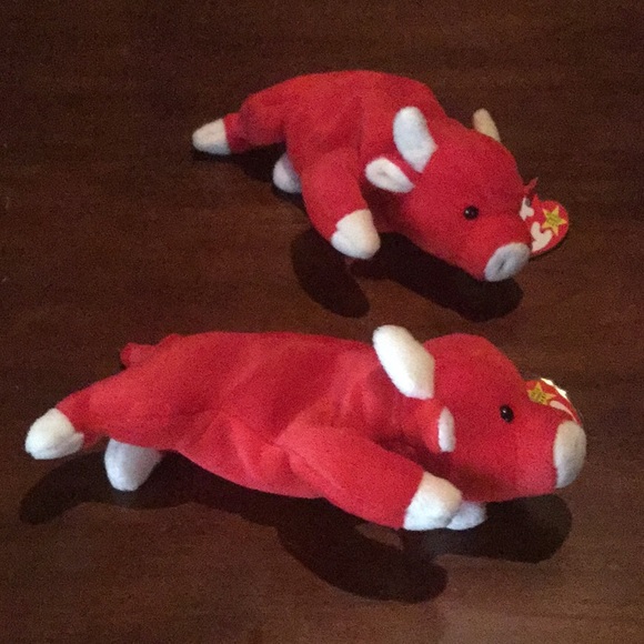 Snort the Bull Beanie Baby - Picture 2 of 5